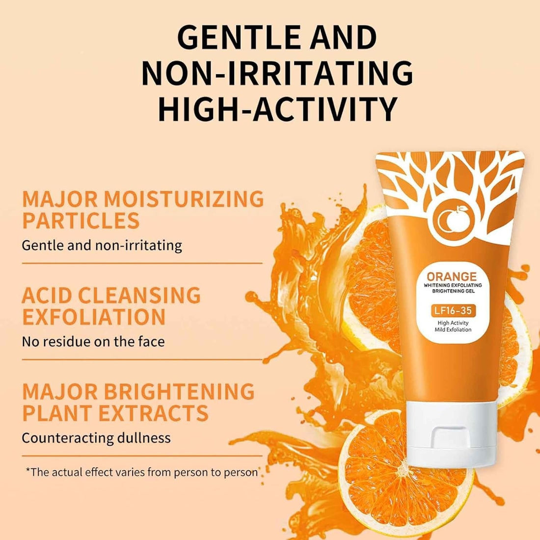 Orange Exfoliating Gel for Face & Body
